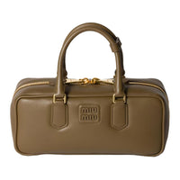 MIU MIU Arcadie Series Leather Shoulder Bag Crossbody Bag Handbag Women's Green