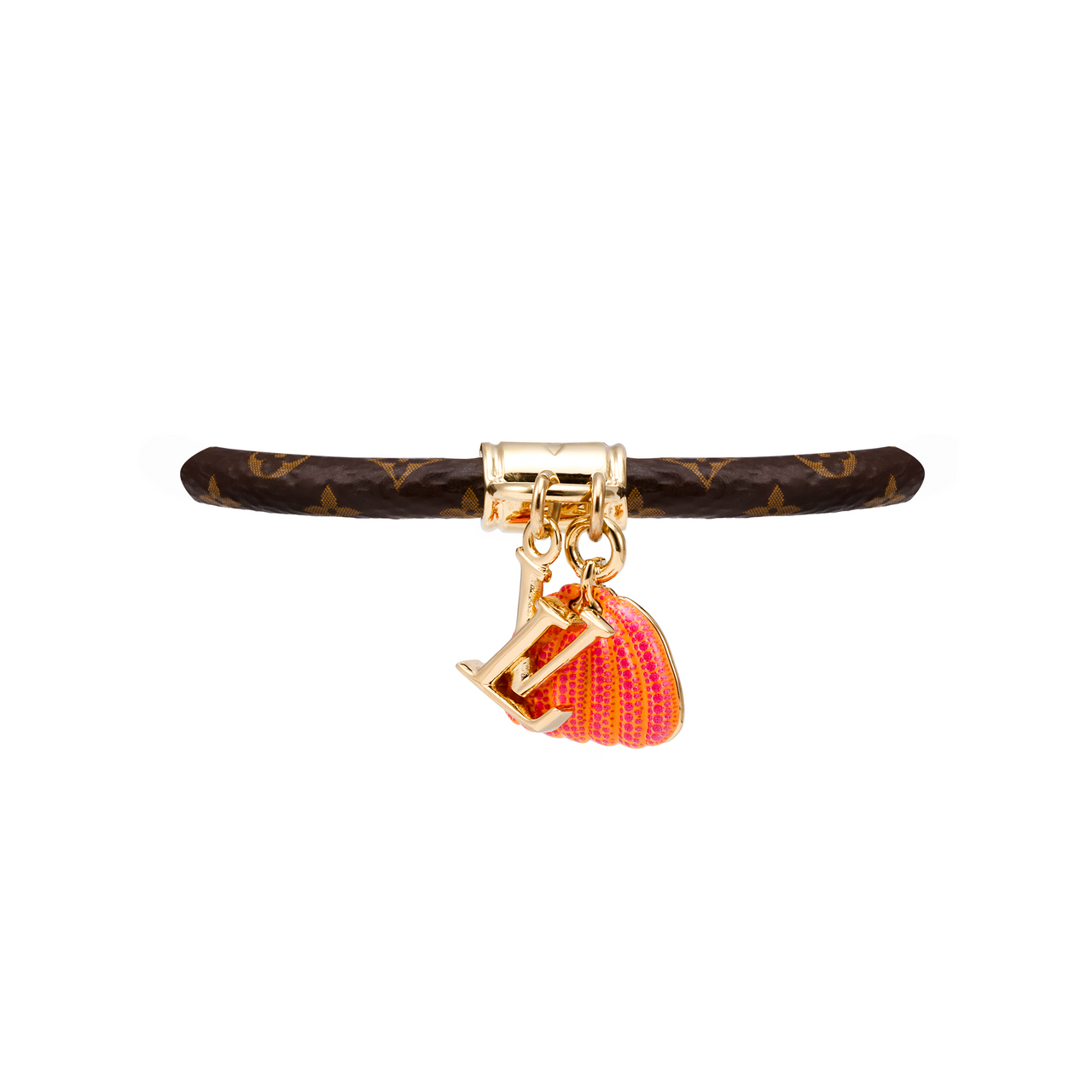 LOUIS VUITTON Lv X Yk Pumpkin Charm Bracelet