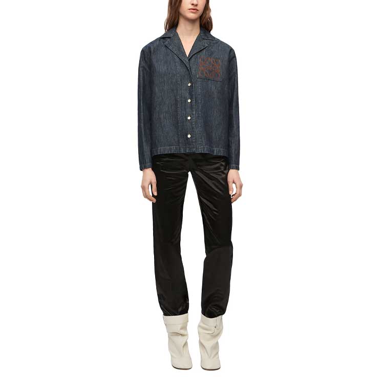 LOEWE Denim Jackets Women's Indigo