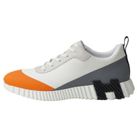 HERMES Low Top Casual Shoes Men's White