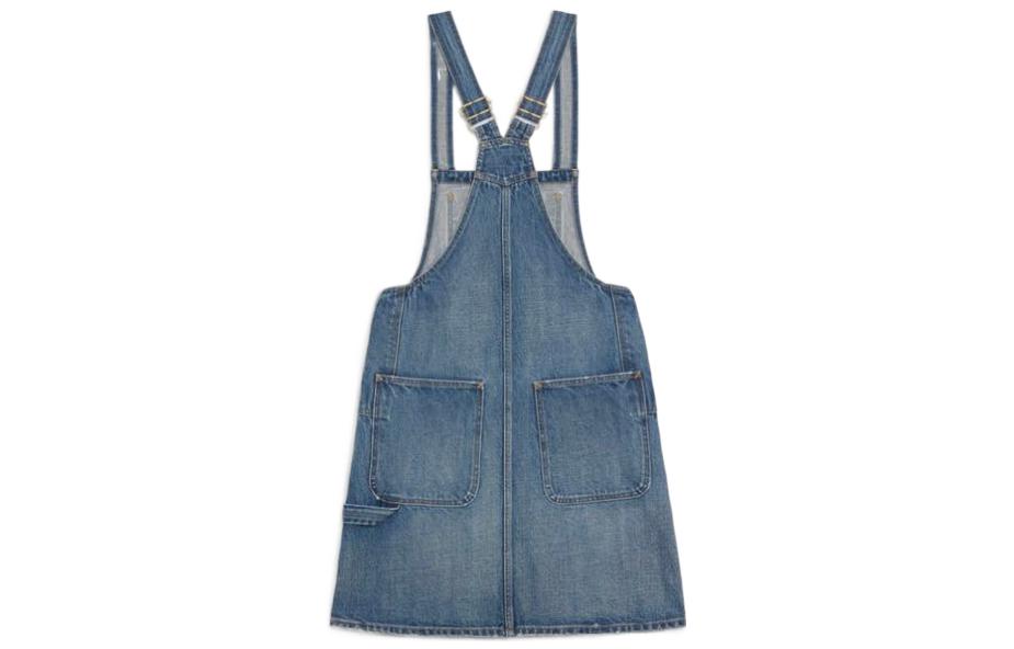 CELINE FW22 Denim Short Skirts Women's Denim Blue
