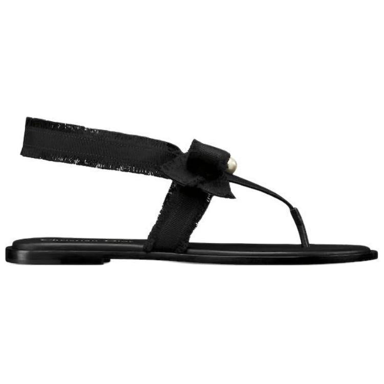 DIOR Adiorable One Strap Sandals Women's Black