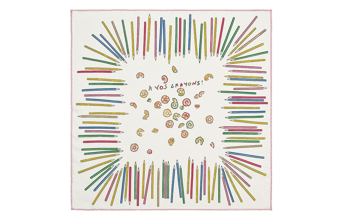 HERMES Silk Scarves Women's Multicolor
