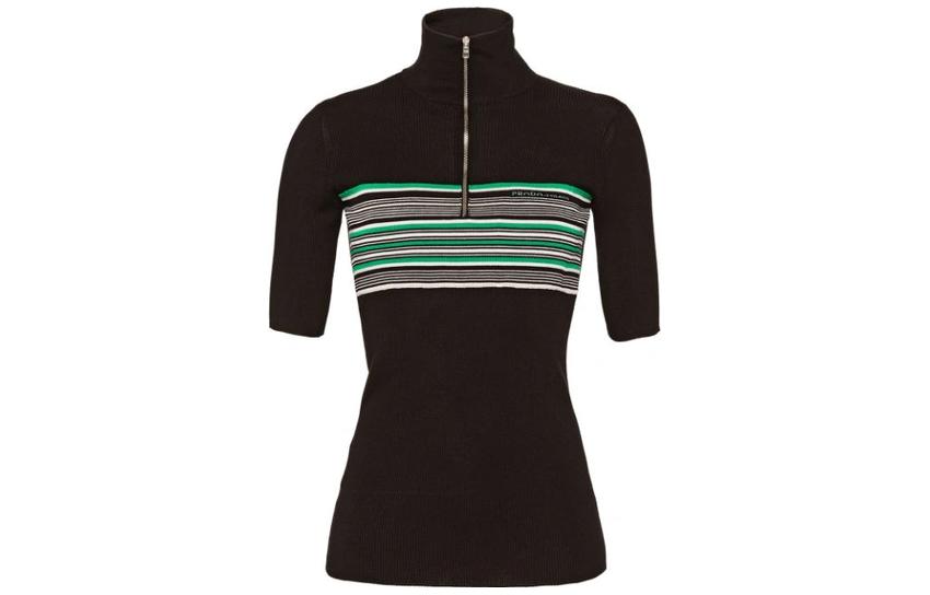 PRADA Crop Tops Women's Black