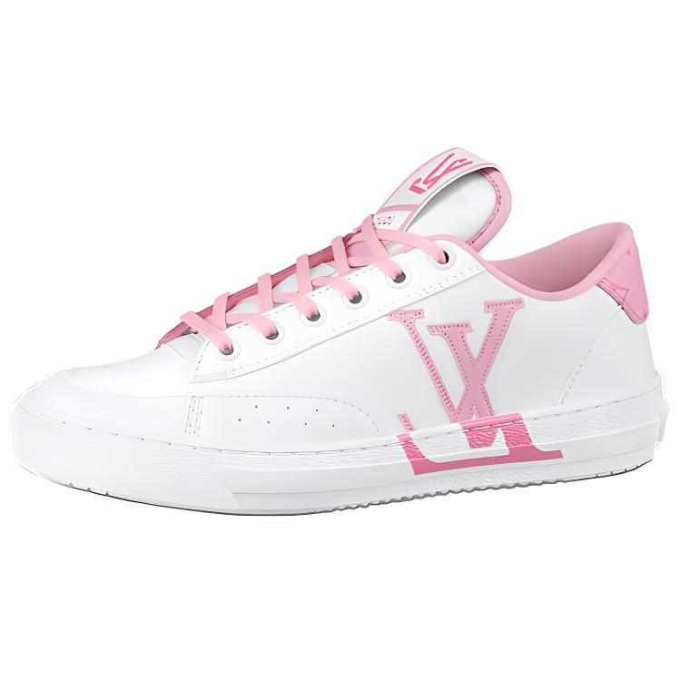 LOUIS VUITTON Charlie Sneakers 'White Pink' Women's