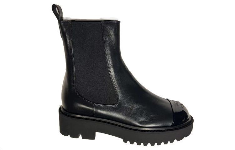CHANEL Chelsea Boots Women's Black
