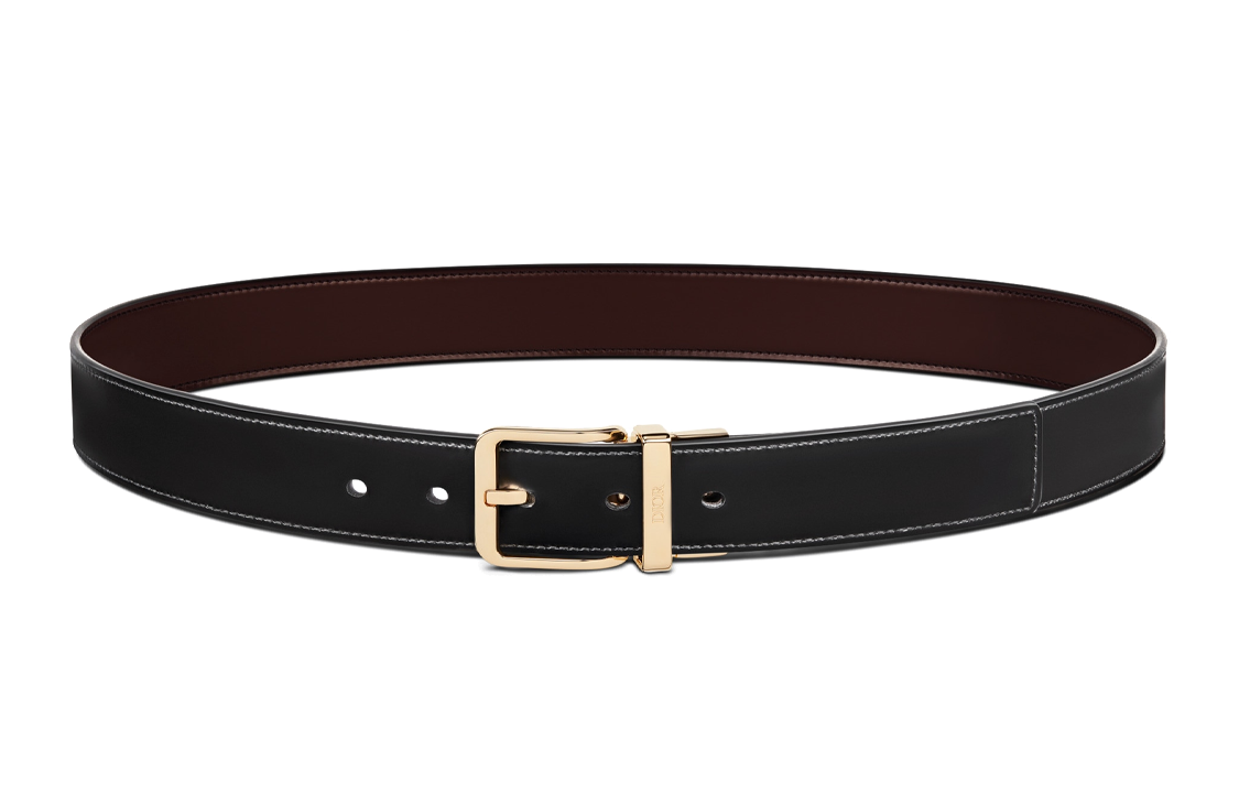 DIOR Fashion Comfortable Pin Buckle Cow Leather Belts Men's Black/Brown Width 3cm