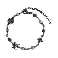 LOUIS VUITTON Metal Bracelets Unisex Black