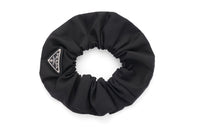 PRADA Triangle logo Scrunchie