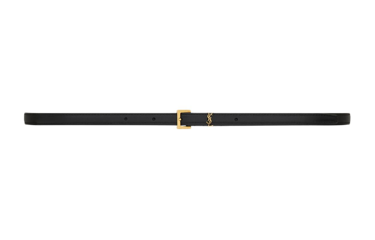 SAINT LAURENT Cassandre Extra Thin Belt