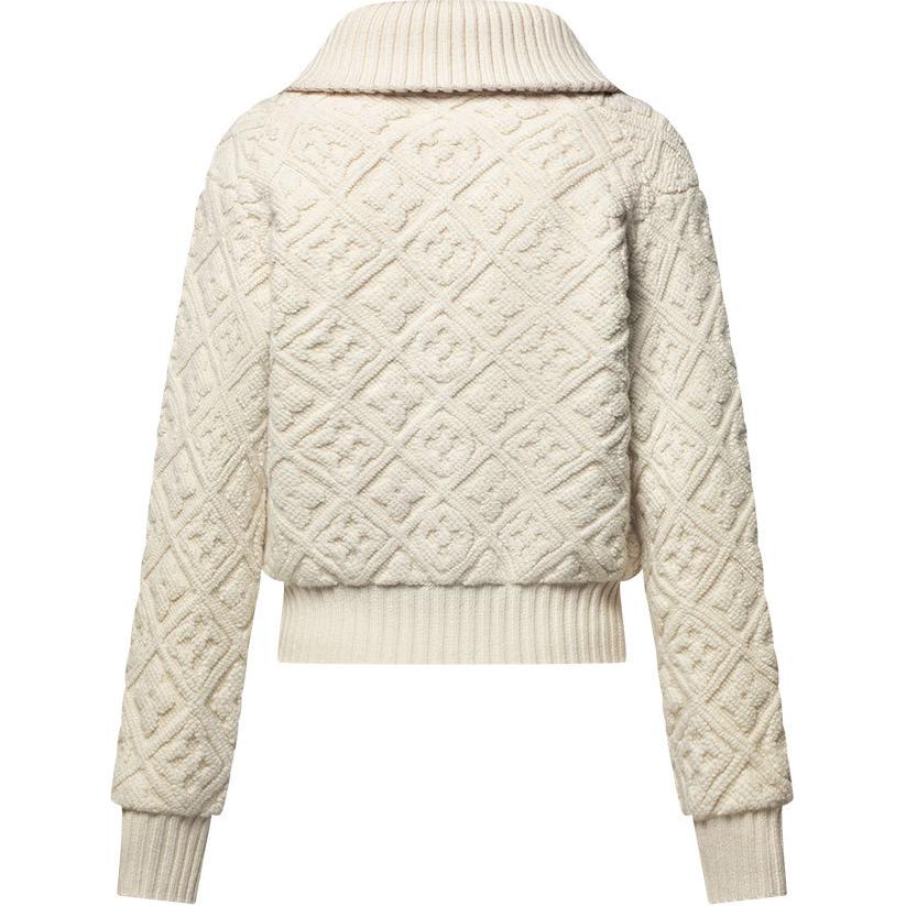 LOUIS VUITTON Shearling-Effect Monogram Jacket