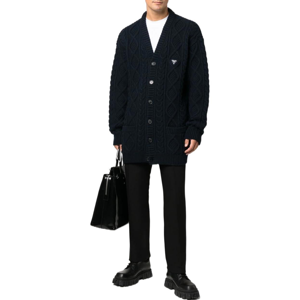 PRADA FW22 Knitwear Men's Black