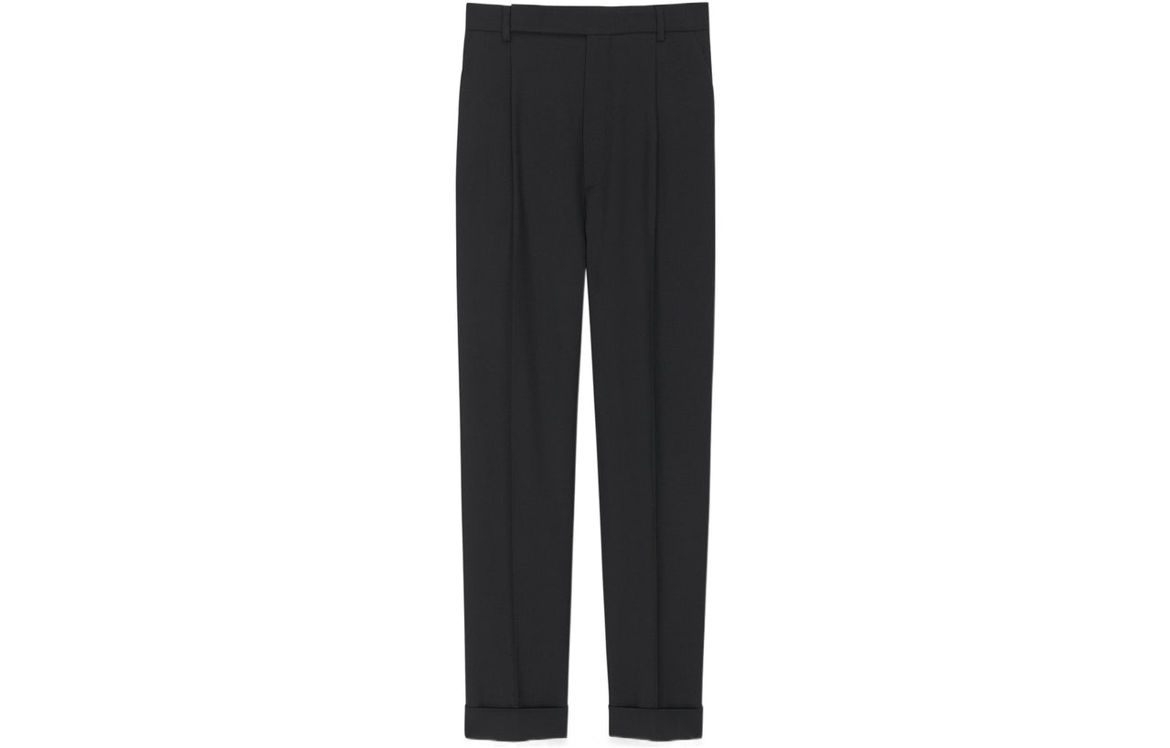 SAINT LAURENT Tapered-leg Tailored Trousers