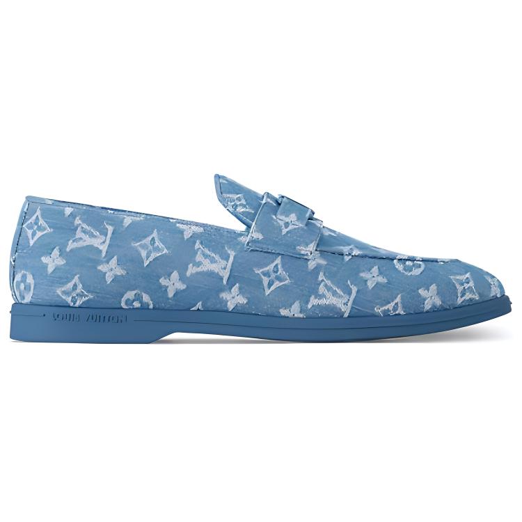 LOUIS VUITTON Loafers Men's Blue