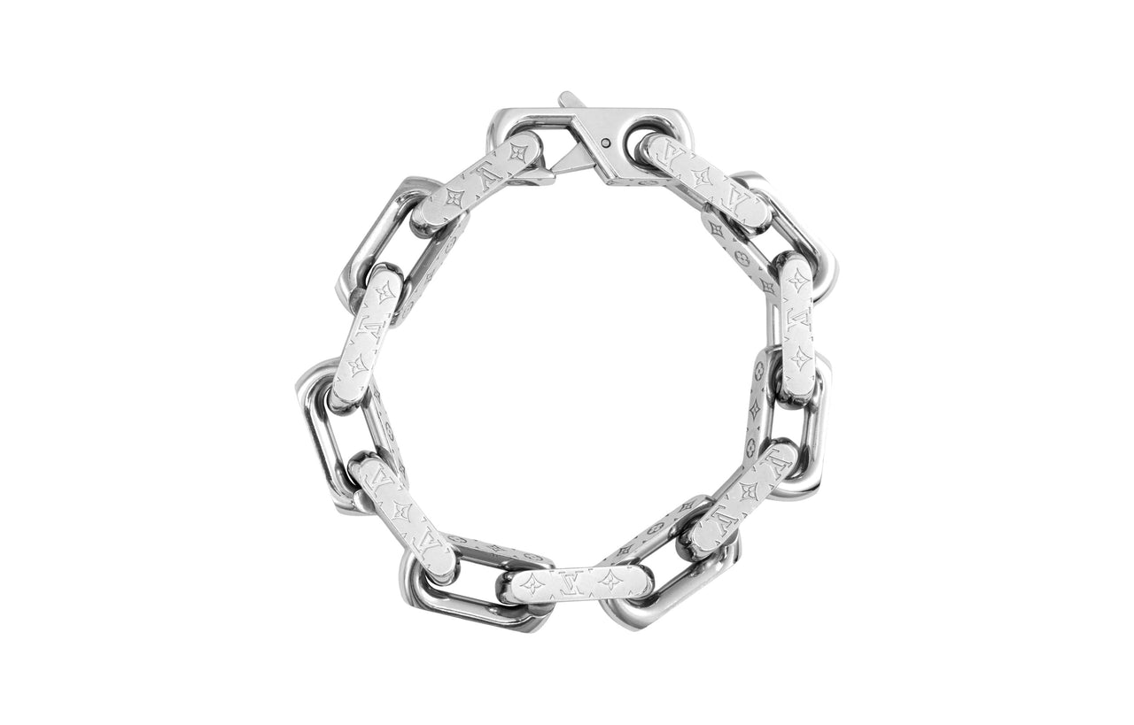 LOUIS VUITTON Monogram Chain Bracelet