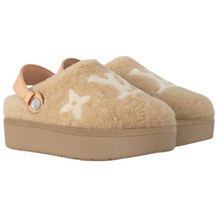 LOUIS VUITTON 57th Street NYC Aspen Casual Single Shoes Women's Beige