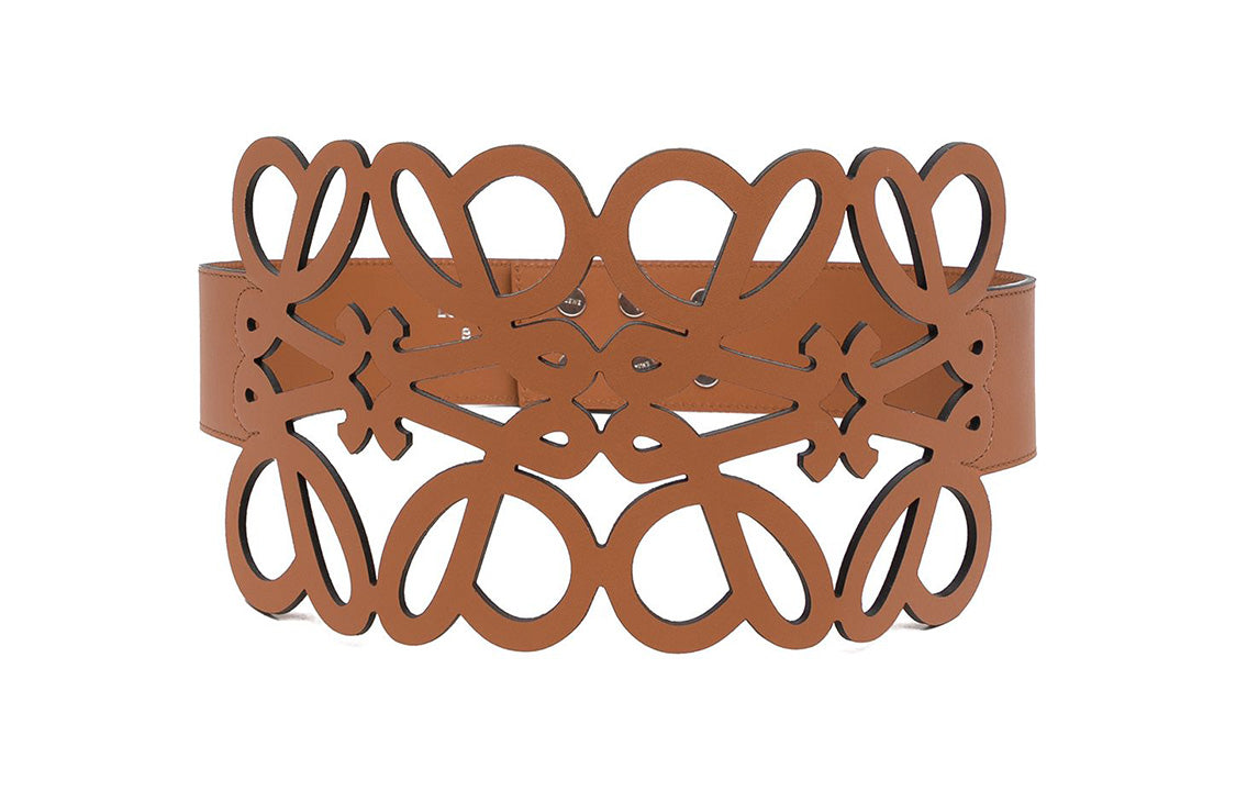 LOEWE Leather Belts Women's Tan