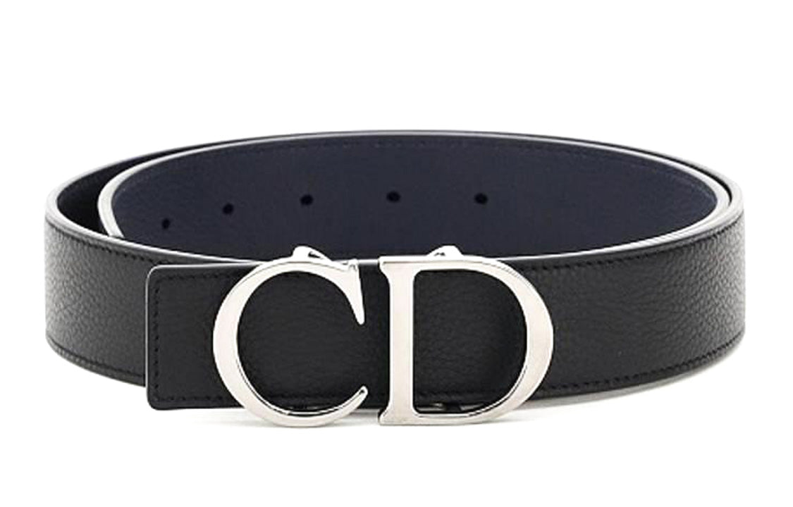 DIOR Leather Belts Unisex Black