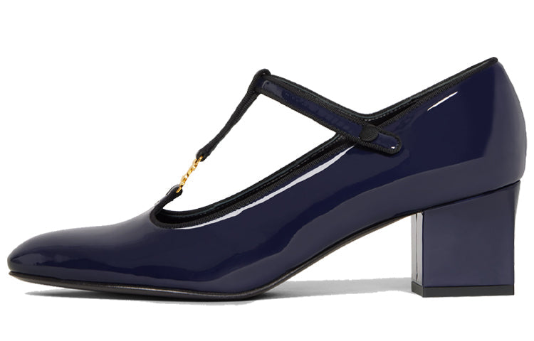 CELINE High Heels Women's Marine Blue