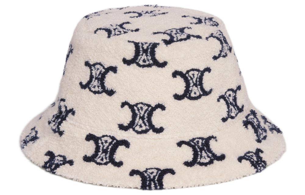 CELINE Bucket Hats Women's Neon White, Marine Blue