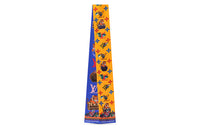 LOUIS VUITTON Silk Scarves Women's Yellow