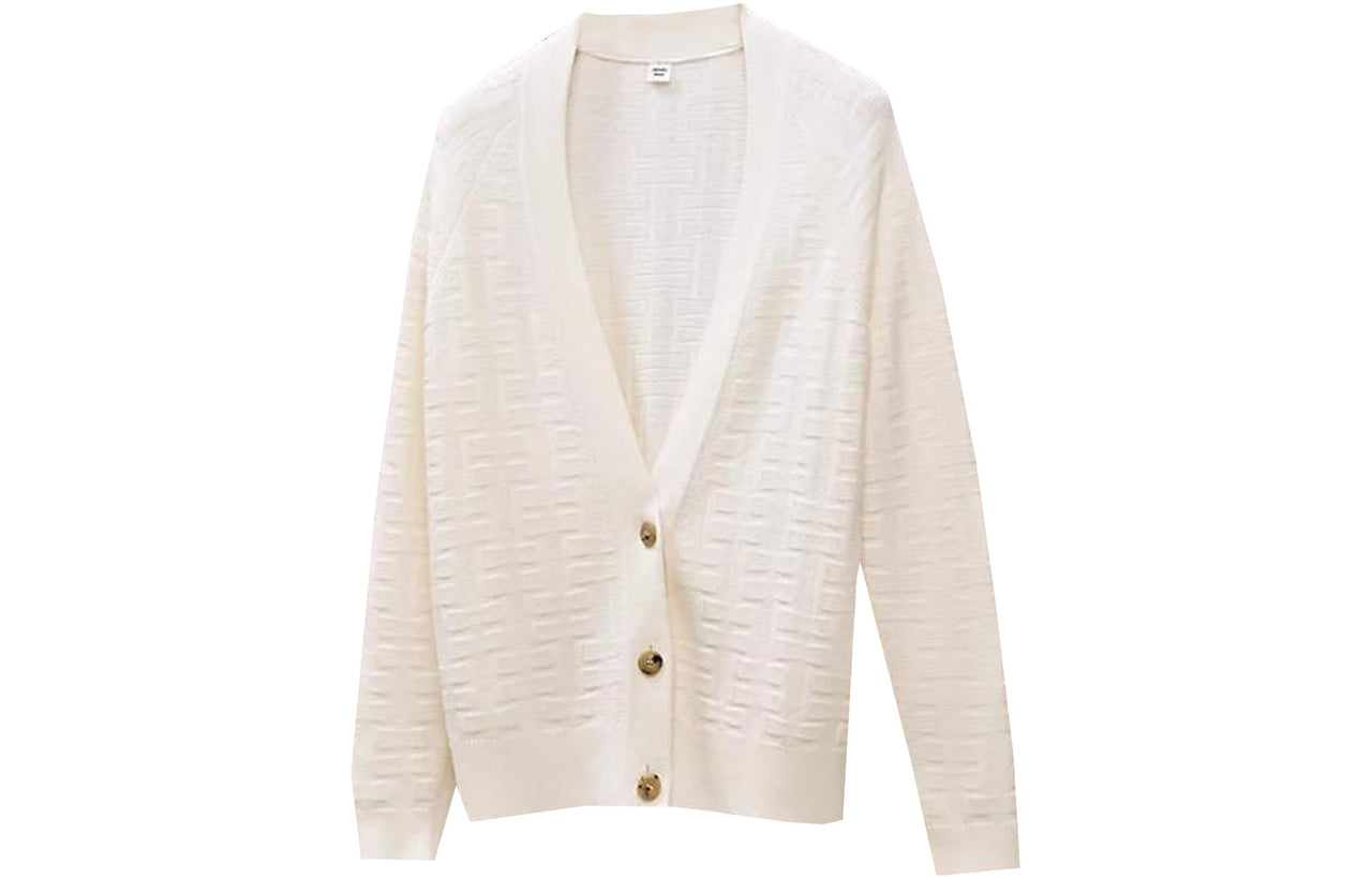 HERMES FW22 Knitwear Women's Gray White