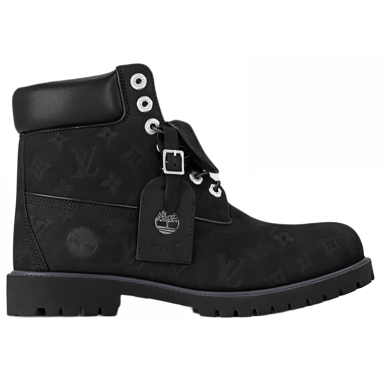 Timberland x LOUIS VUITTON Ankle-Length Martin Boot Unisex Black