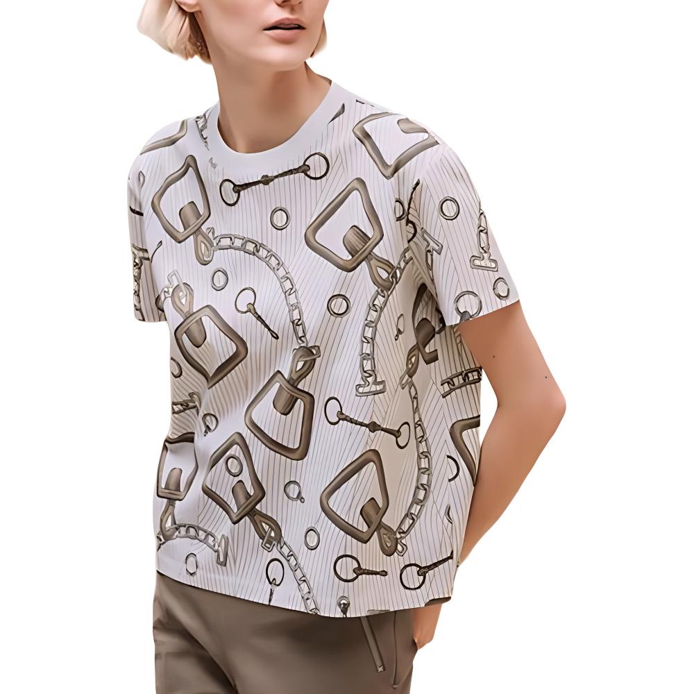 HERMES T-Shirts Women's White