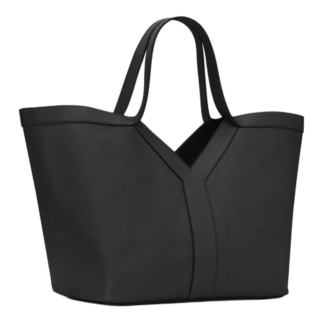 SAINT LAURENT Cow Leather Tote Bag, Shopping Bag, Handbag Women's Black