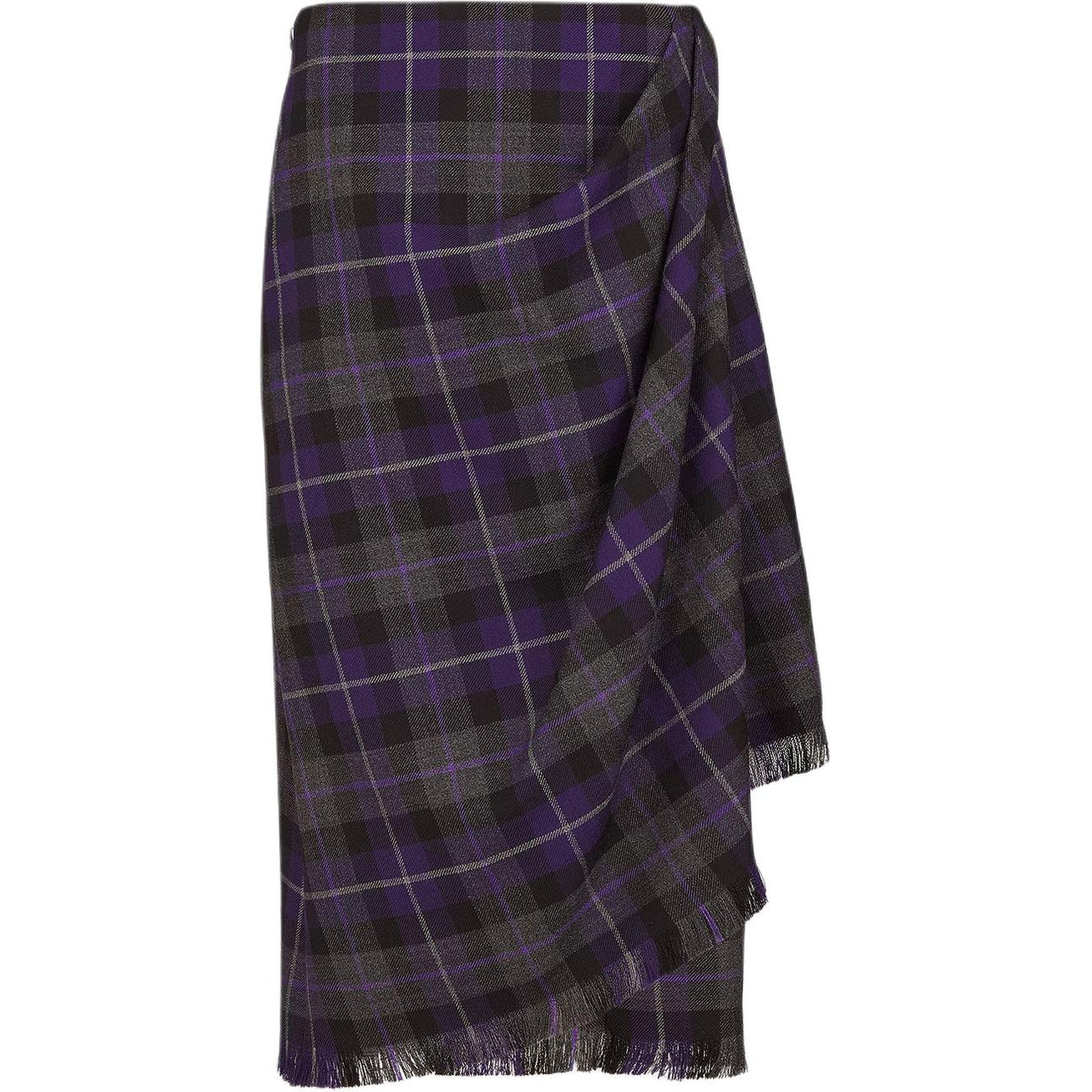 DIOR FW24 Casual Long Skirts Women's Purple