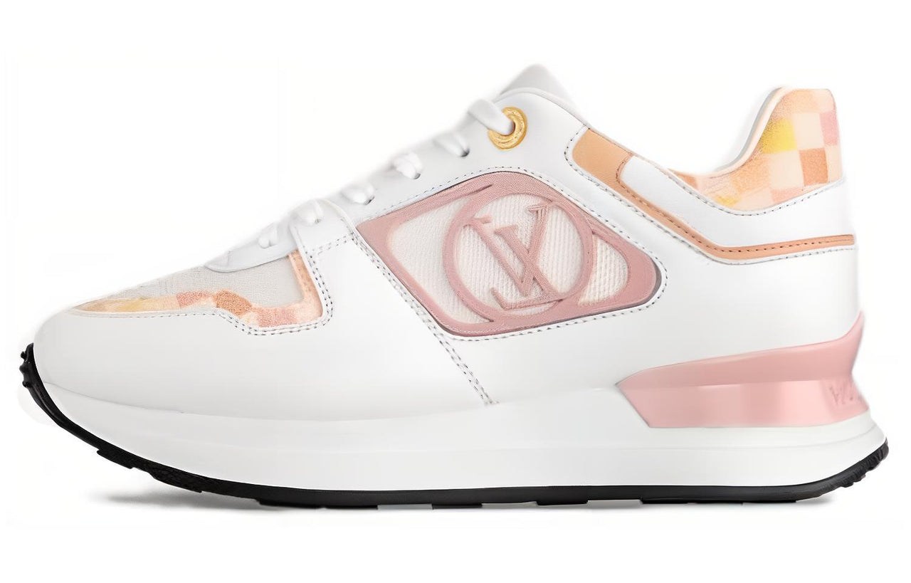 LOUIS VUITTON Low Top Casual Shoes Women's White Pink