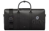 DIOR Lingot Grained Calfskin One Shoulder Crossbody Portable Travel Bag Men's Black