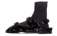 CHANEL Stylish Sandals Women's Black