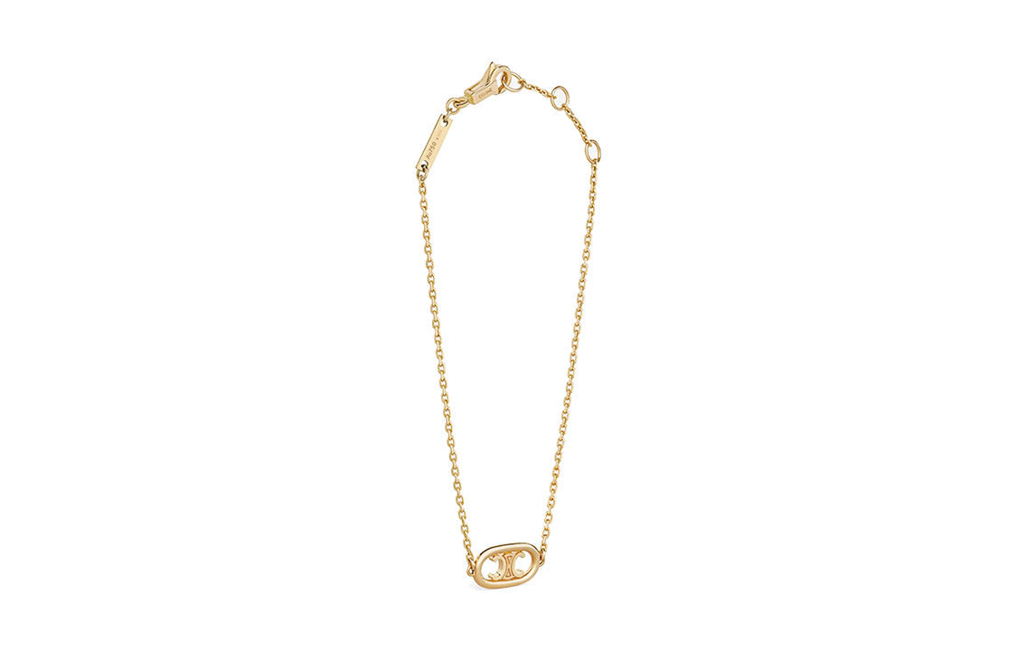 CELINE Maillon Triomphe Bracelet In Yellow Gold