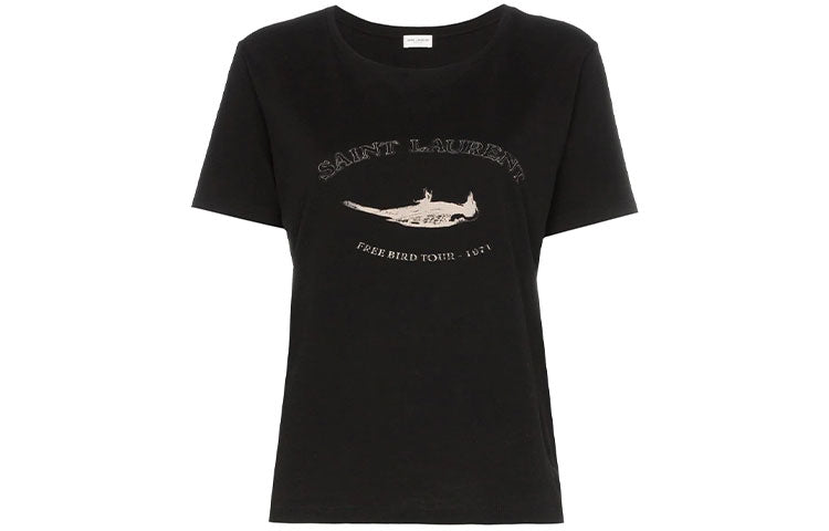 SAINT LAURENT T-Shirts Women's Black
