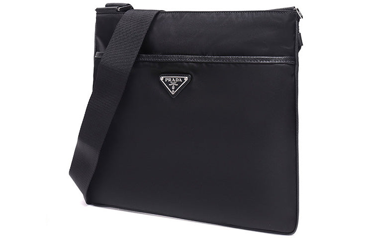 PRADA Fabric Shoulder Bag Crossbody Bag Regular Men's Black