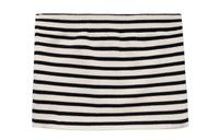 CELINE Striped Ribbe Hem Bustier