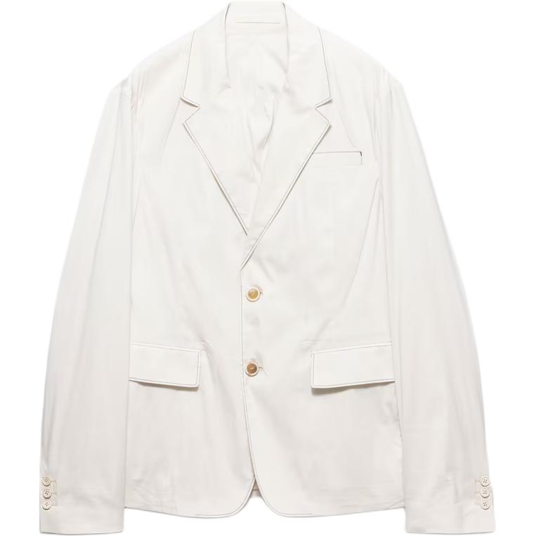 PRADA Jackets & Coats Men's Chalk White