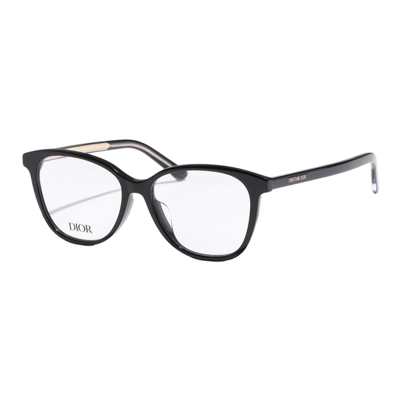 DIOR Acetate Cat Eye Eyeglass Frames Women's Black