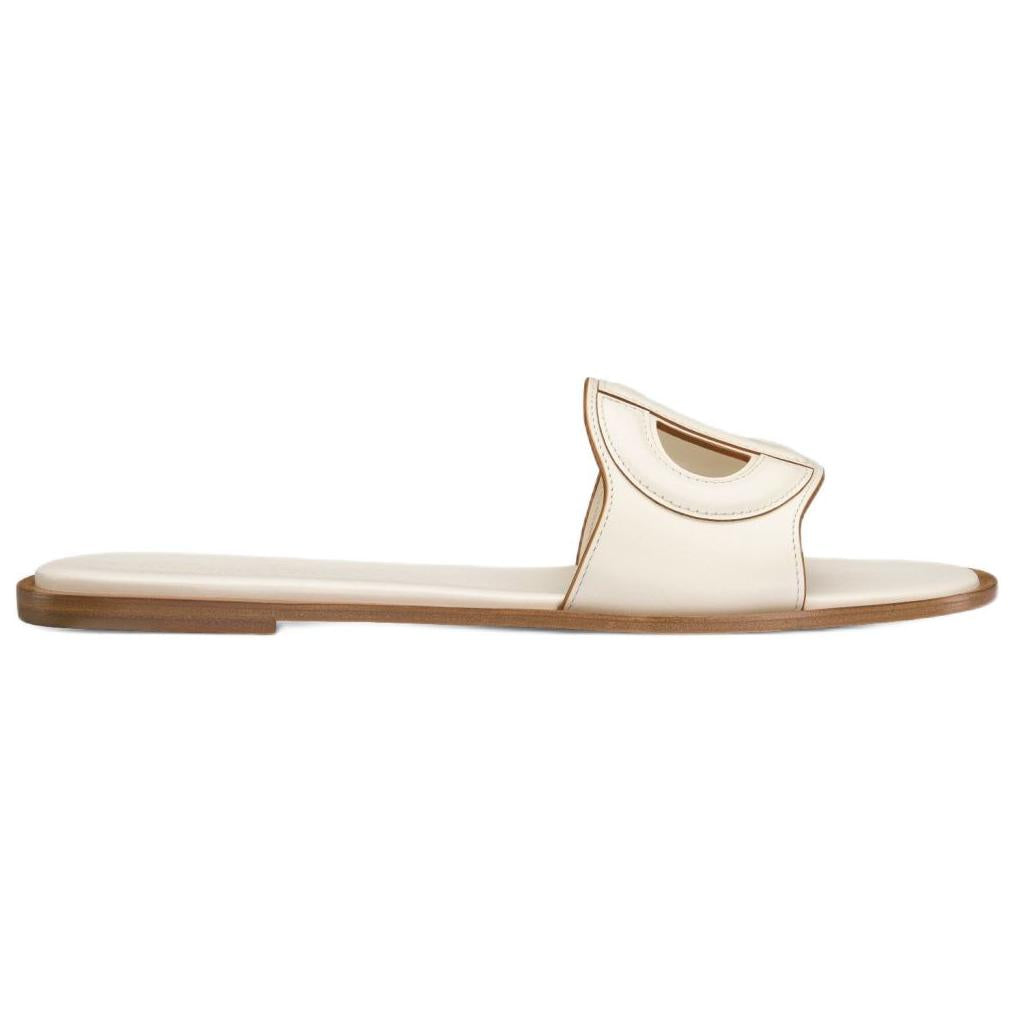 DIOR D Club Slide Slippers Women's White