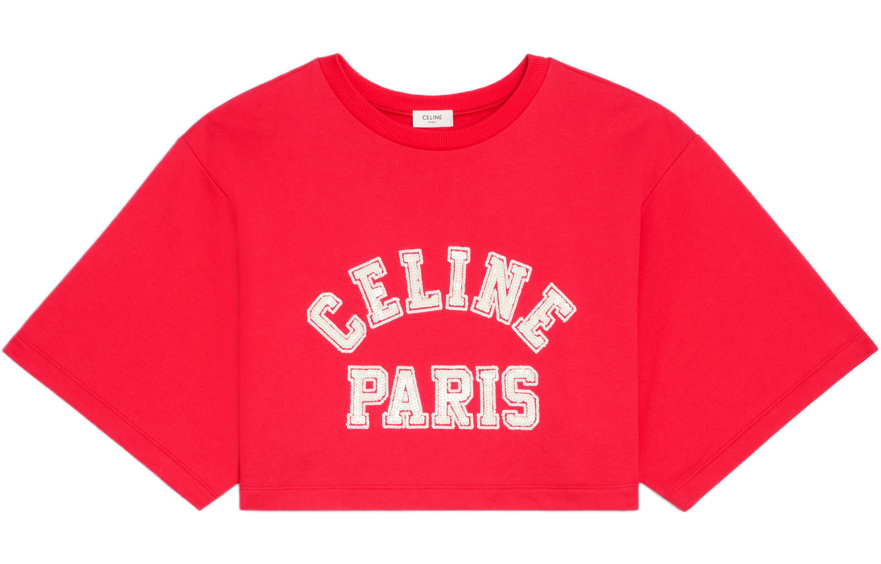 CELINE SS22 Crop Top Women's Red