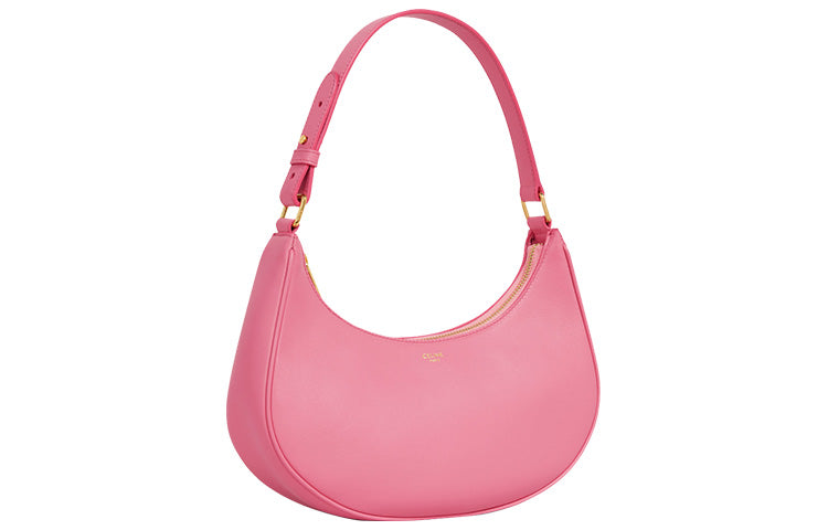 CELINE AVA Smooth Cow Leather Shoulder Bag Handbag Shoulder Bag Women's Vibrant Pink