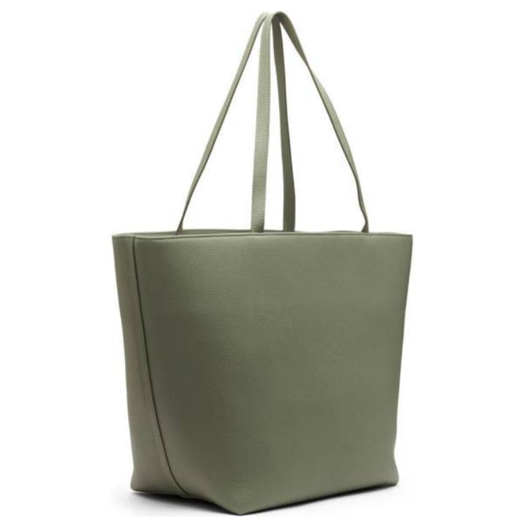CELINE MaillonTriomphe Calfskin Tote Bag Shopping Bag Handbag Shoulder Bag Women's Light Khaki