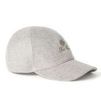 Loro Piana Linen Baseball Caps Men's Natural
