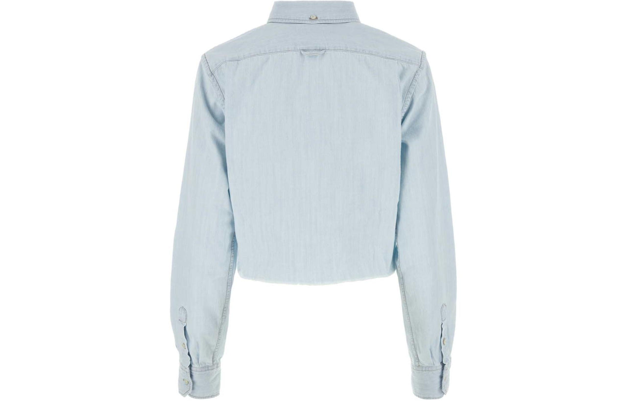 MIU MIU SS24 Denim Jacket Women's Light Blue