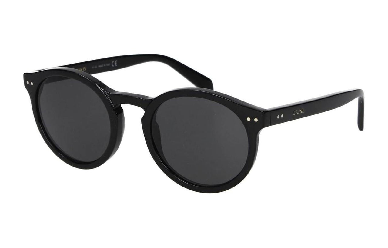 CELINE Irregular Shape Sunglasses Men's Black