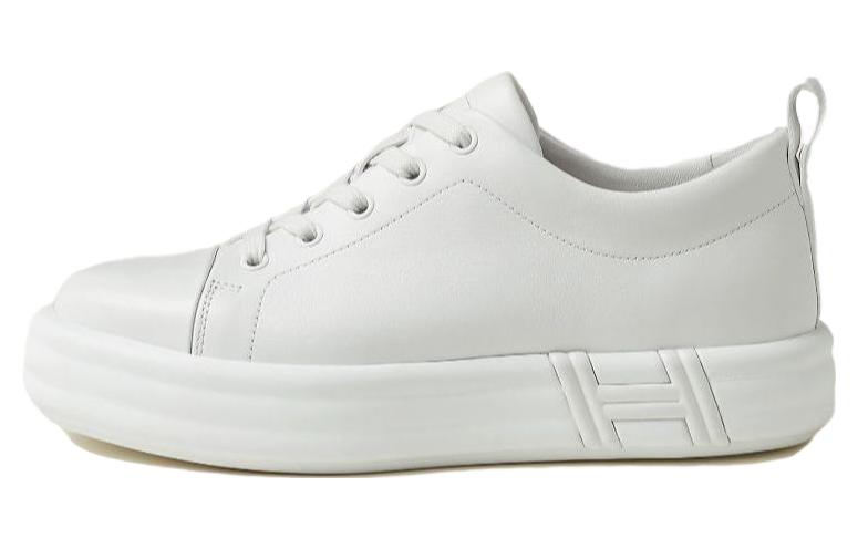 HERMES Happy Low Top Skateboard Shoes Women's White