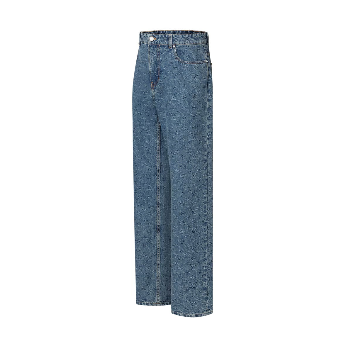 LOUIS VUITTON Monogram Jacquard Skate Denim Pants
