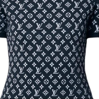 LOUIS VUITTON Monogram Jacquard Knit Top