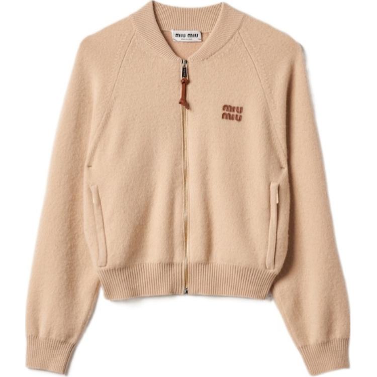 MIU MIU FW24 Knitwear Women's Khaki